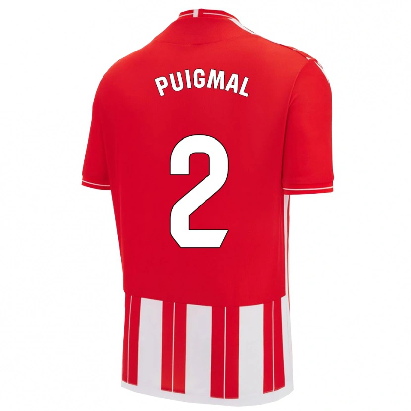 Danxen Herren Arnau Puigmal #2 Rot Weiß Heimtrikot Trikot 2025/26 T-Shirt
