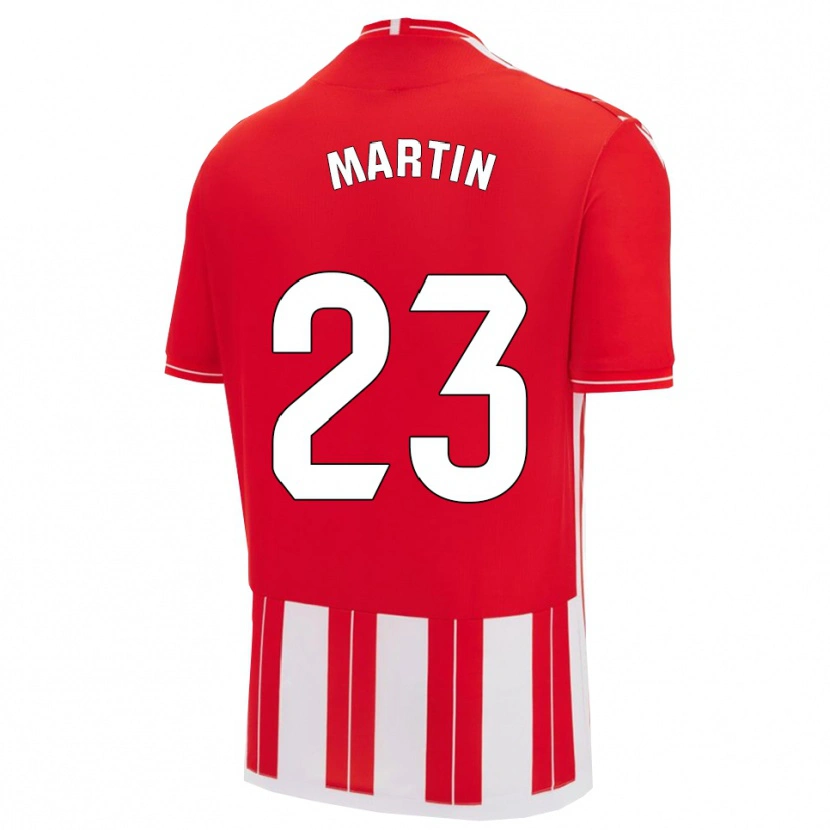 Danxen Herren Hugo Martín #23 Rot Weiß Heimtrikot Trikot 2025/26 T-Shirt