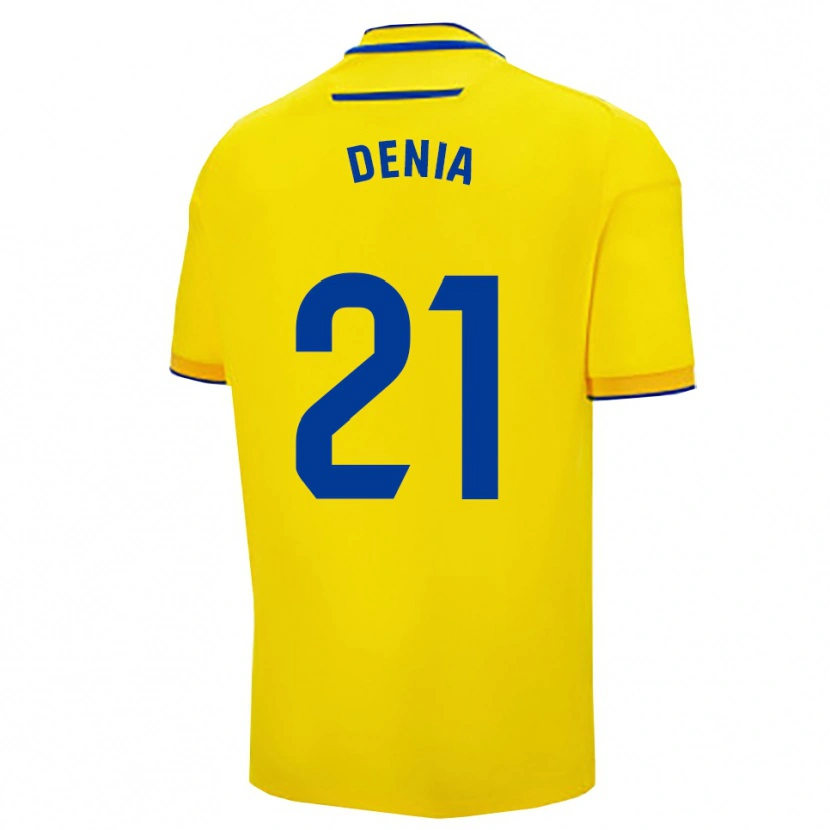 Danxen Herren Marcos Denia #21 Gelb Marine Heimtrikot Trikot 2025/26 T-Shirt