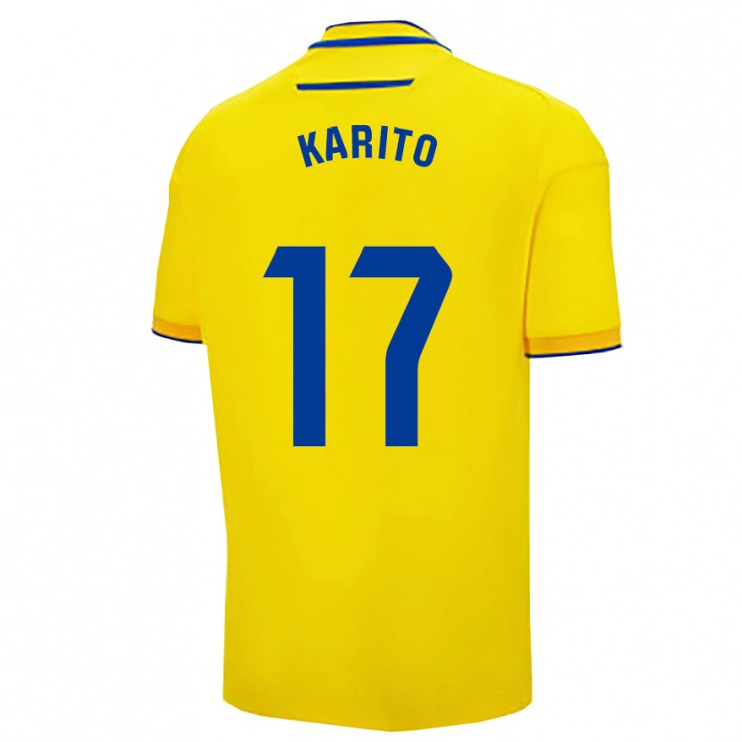 Danxen Herren Carolina De Los Santos Mellado #17 Gelb Marine Heimtrikot Trikot 2025/26 T-Shirt