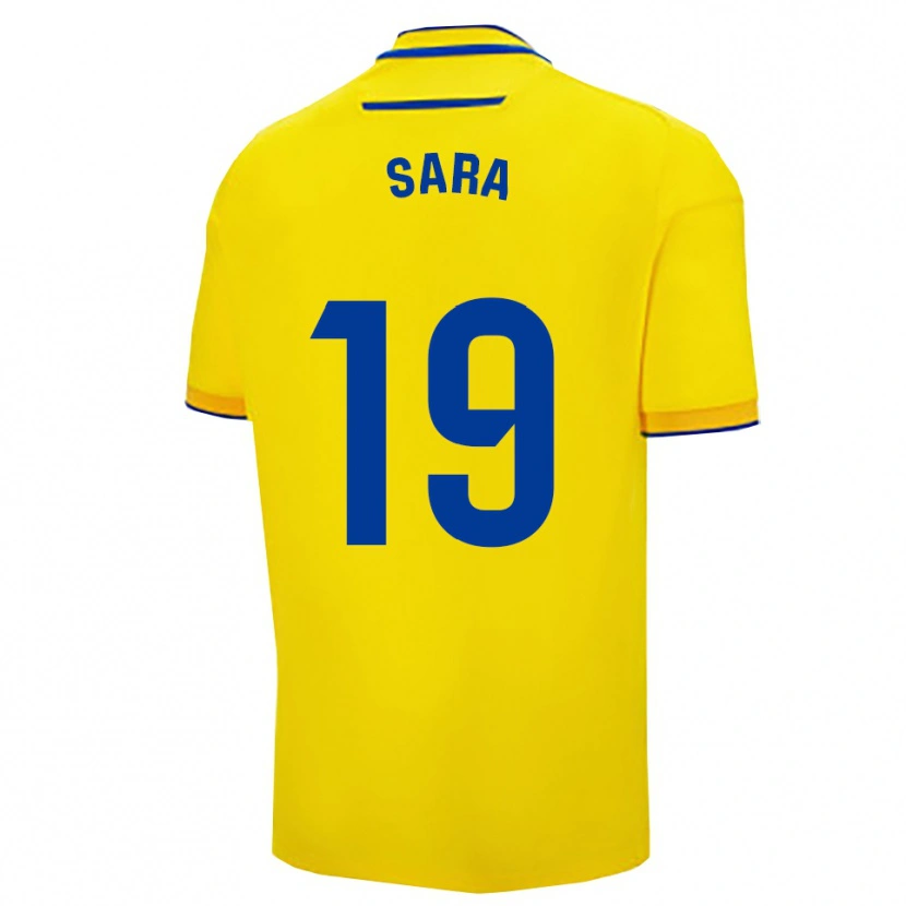 Danxen Herren Sara Sánchez García #19 Gelb Marine Heimtrikot Trikot 2025/26 T-Shirt