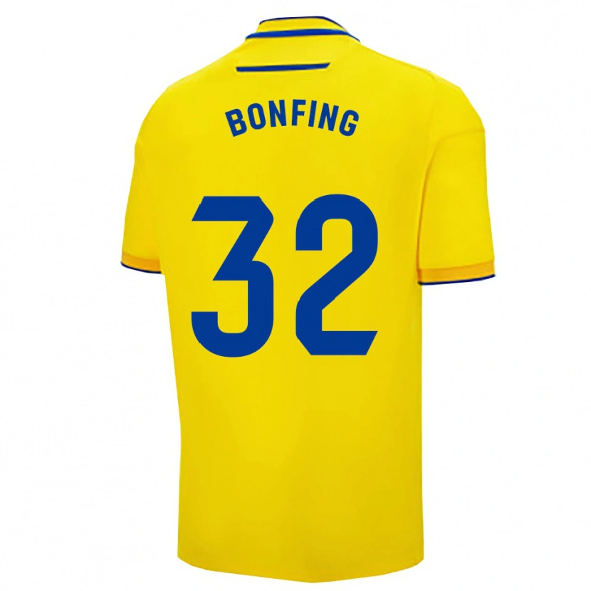 Danxen Herren Boubacar Bonfing #32 Gelb Marine Heimtrikot Trikot 2025/26 T-Shirt