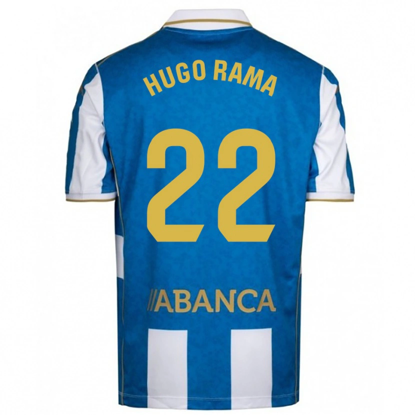 Danxen Herren Hugo Rama #22 Weiß Blau Heimtrikot Trikot 2025/26 T-Shirt