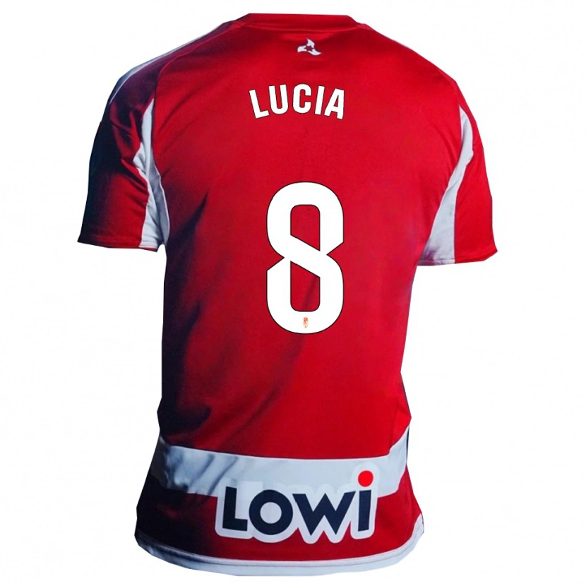 Danxen Herren Lucía Martínez #8 Rot Weiß Heimtrikot Trikot 2025/26 T-Shirt