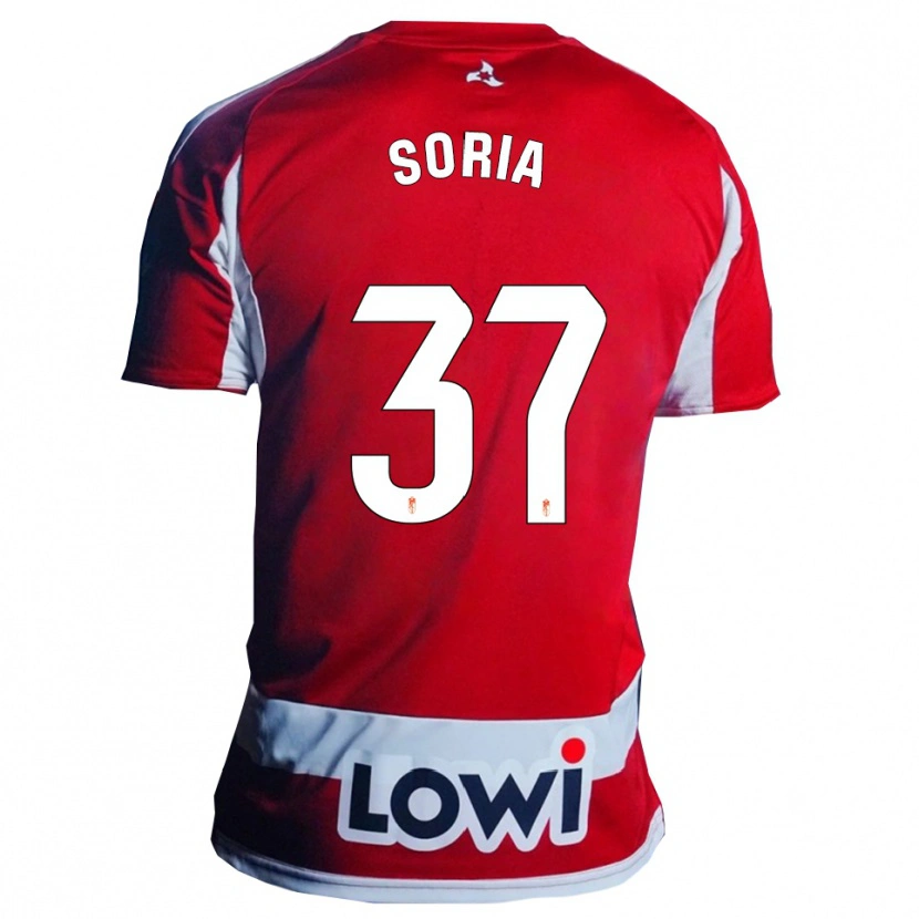 Danxen Herren Carlos Soria #37 Rot Weiß Heimtrikot Trikot 2025/26 T-Shirt