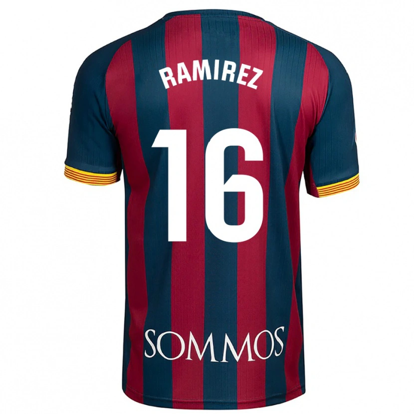 Danxen Herren Vanesa Ramírez #16 Marineblau Rot Heimtrikot Trikot 2025/26 T-Shirt