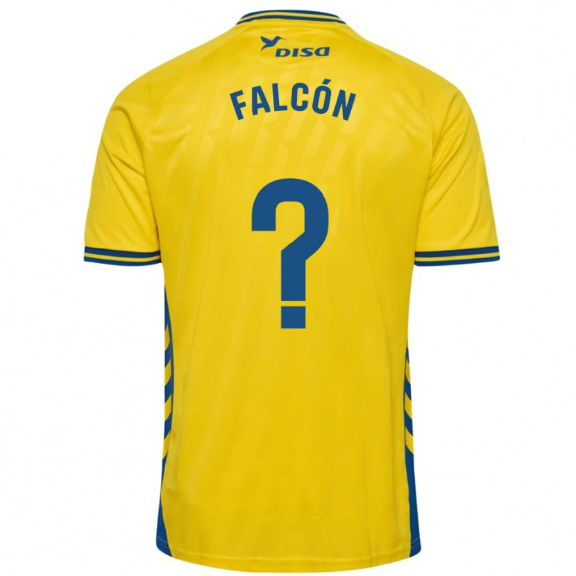 Danxen Herren Toni Falcón #0 Gelb Blau Heimtrikot Trikot 2025/26 T-Shirt