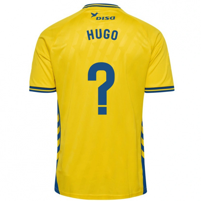 Danxen Herren Hugo Hernández #0 Gelb Blau Heimtrikot Trikot 2025/26 T-Shirt