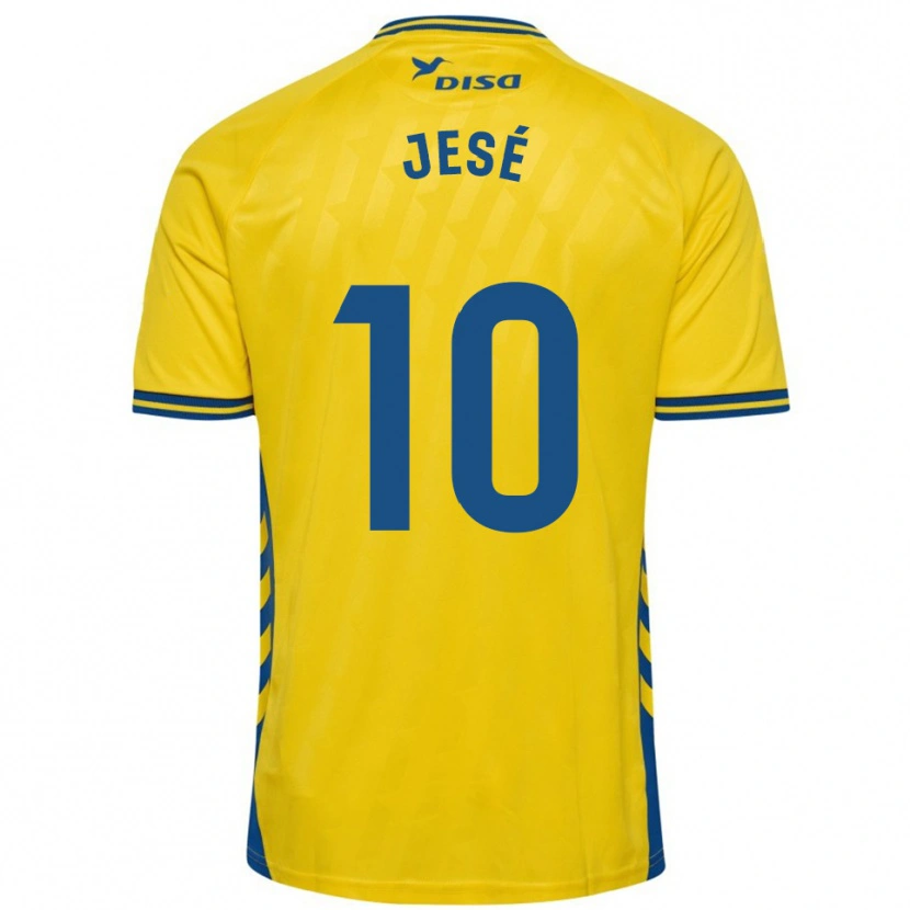 Danxen Herren Jesé #10 Gelb Blau Heimtrikot Trikot 2025/26 T-Shirt
