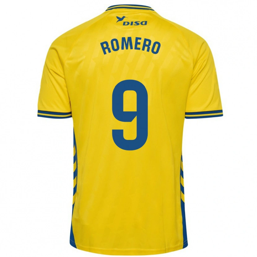 Danxen Herren Elías Romero #9 Gelb Blau Heimtrikot Trikot 2025/26 T-Shirt