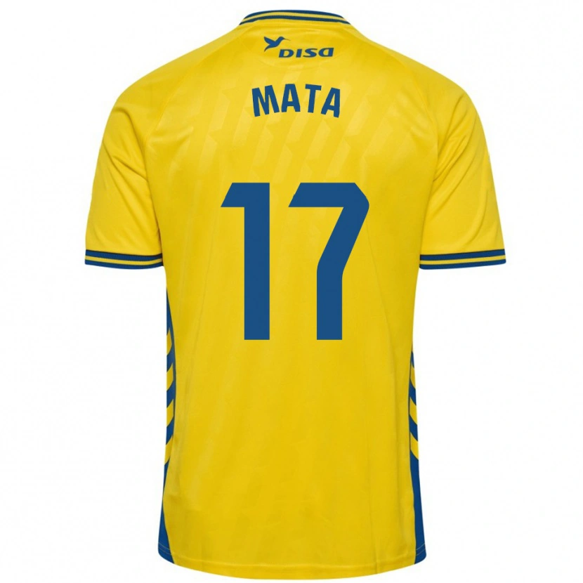 Danxen Herren Jaime Mata #17 Gelb Blau Heimtrikot Trikot 2025/26 T-Shirt