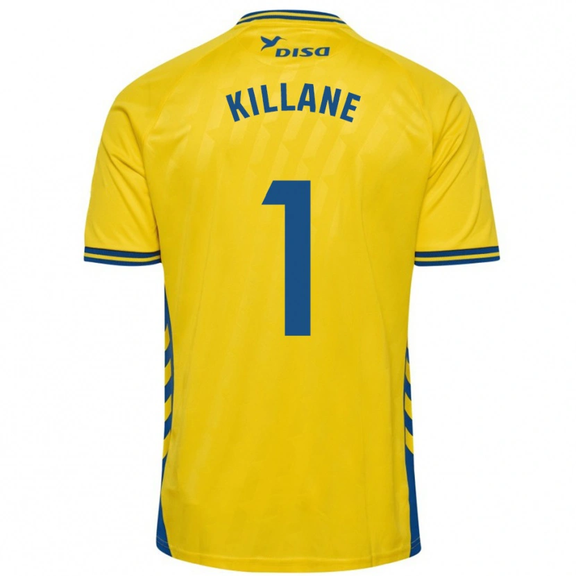 Danxen Herren Álvaro Killane #1 Gelb Blau Heimtrikot Trikot 2025/26 T-Shirt