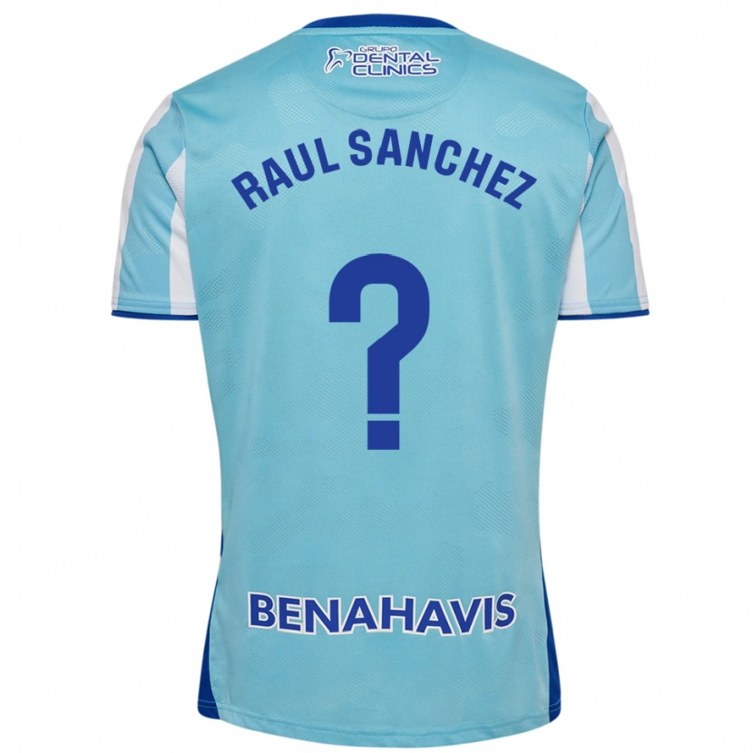 Danxen Herren Raul Sánchez #0 Himmelblau Weiß Heimtrikot Trikot 2025/26 T-Shirt