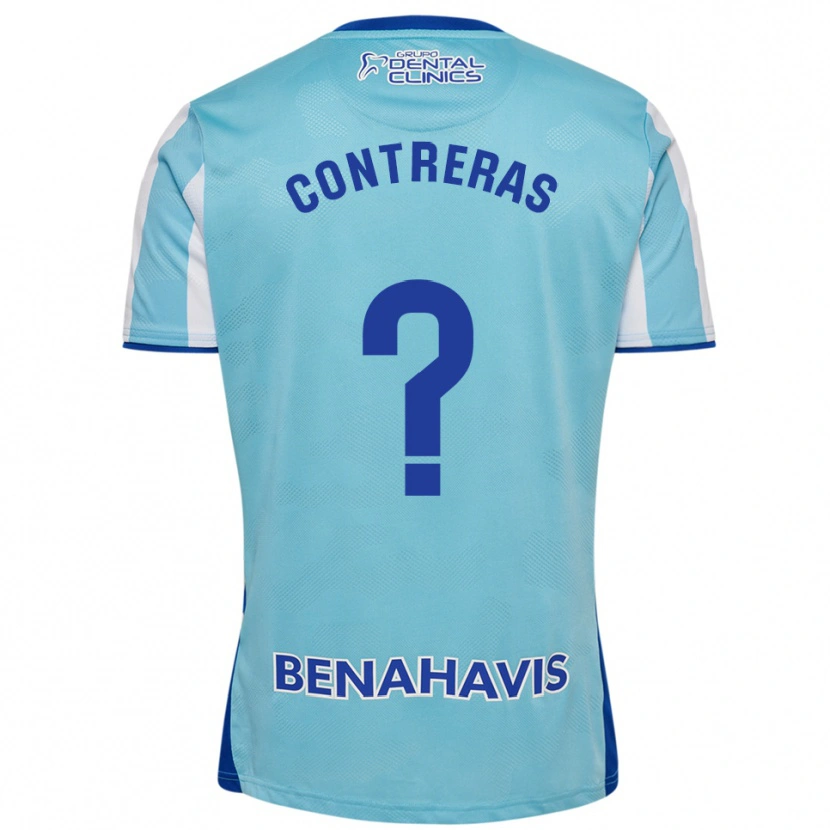 Danxen Herren Ale Contreras #0 Himmelblau Weiß Heimtrikot Trikot 2025/26 T-Shirt