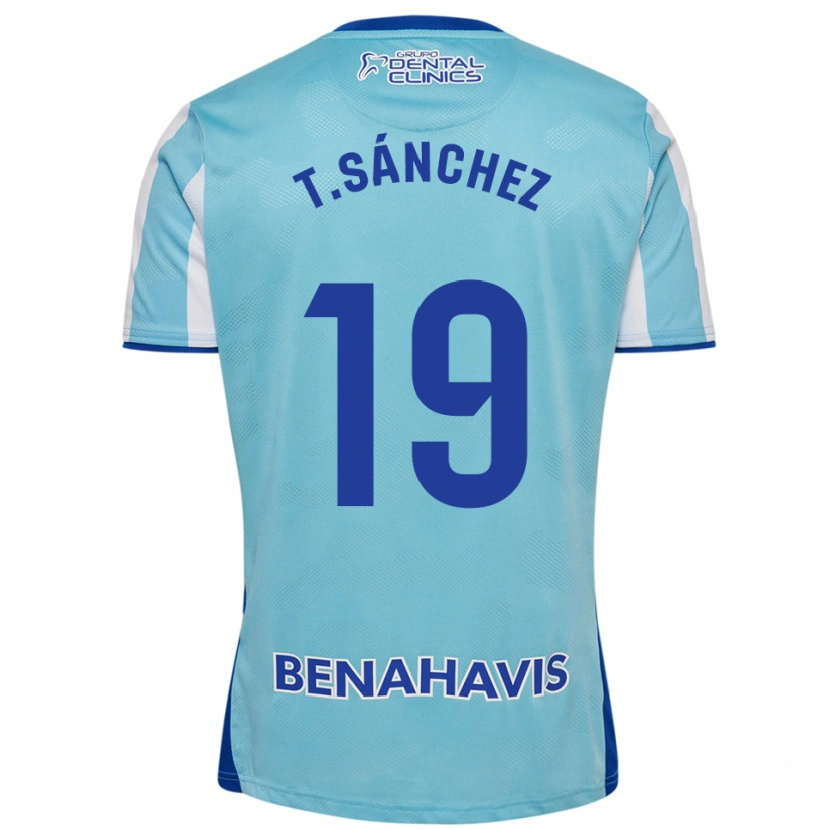 Danxen Herren Toni Sánchez #19 Himmelblau Weiß Heimtrikot Trikot 2025/26 T-Shirt