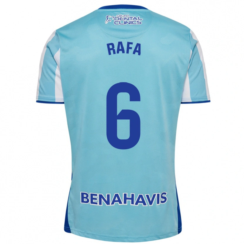 Danxen Herren Rafa Rodríguez #6 Himmelblau Weiß Heimtrikot Trikot 2025/26 T-Shirt