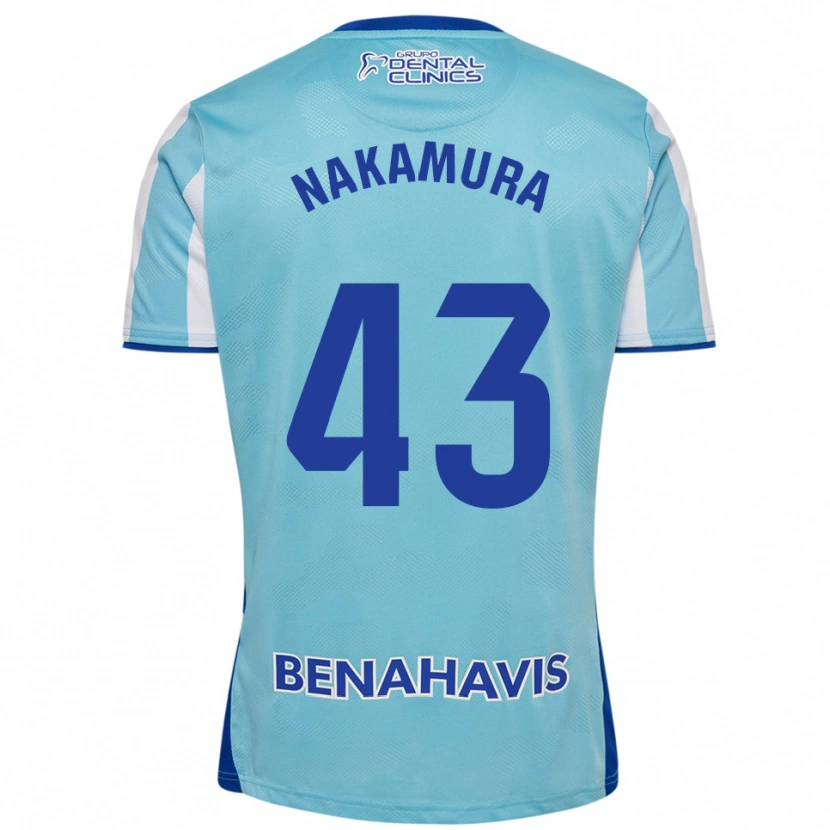Danxen Herren Mare Nakamura #43 Himmelblau Weiß Heimtrikot Trikot 2025/26 T-Shirt
