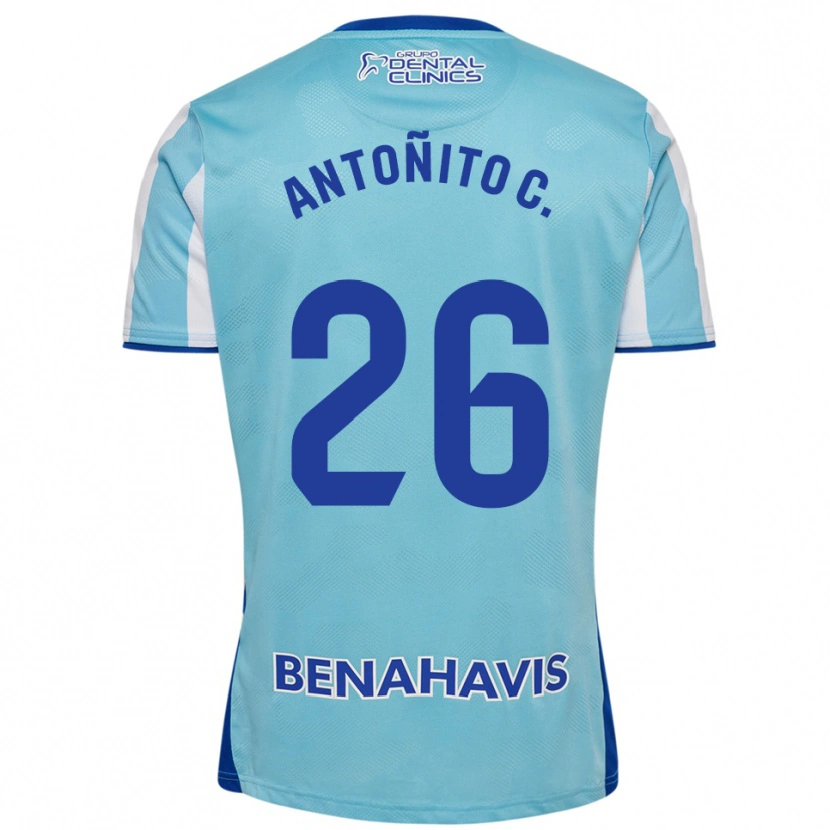 Danxen Herren Antonio Cordero #26 Himmelblau Weiß Heimtrikot Trikot 2025/26 T-Shirt