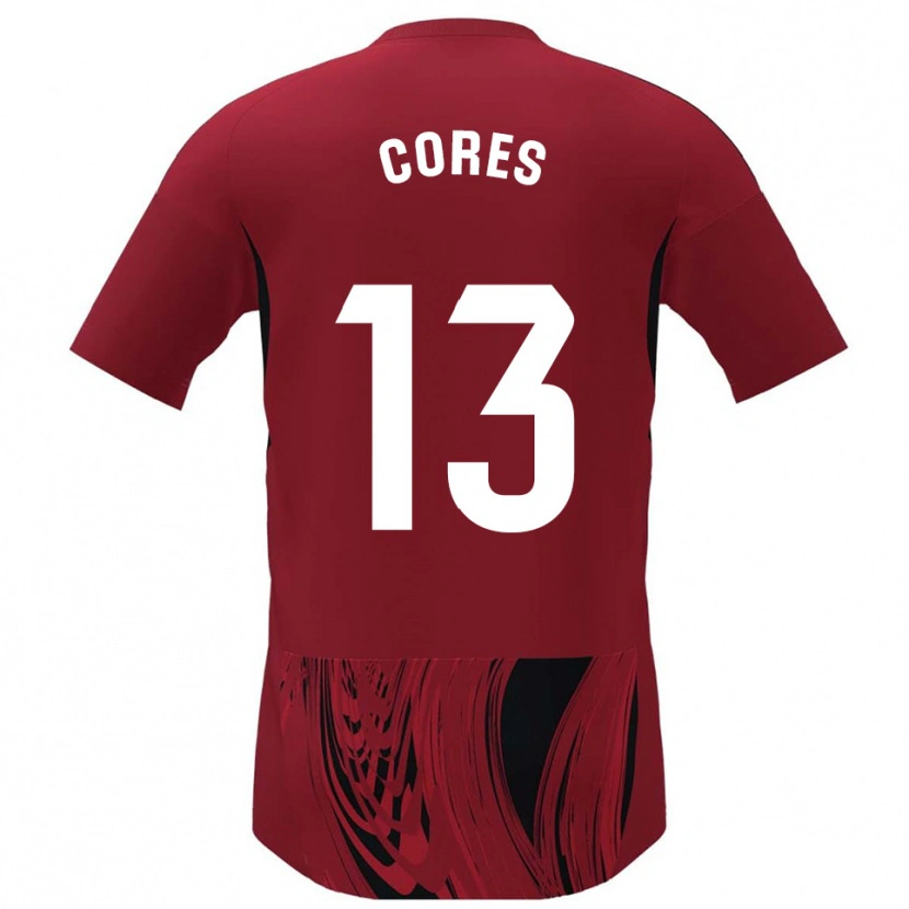 Danxen Herren Christian Cores #13 Rot Schwarz Heimtrikot Trikot 2025/26 T-Shirt