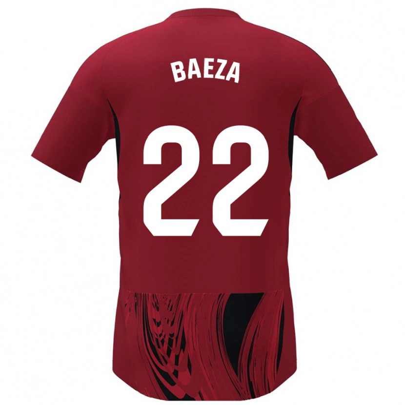 Danxen Herren Miguel Baeza #22 Rot Schwarz Heimtrikot Trikot 2025/26 T-Shirt