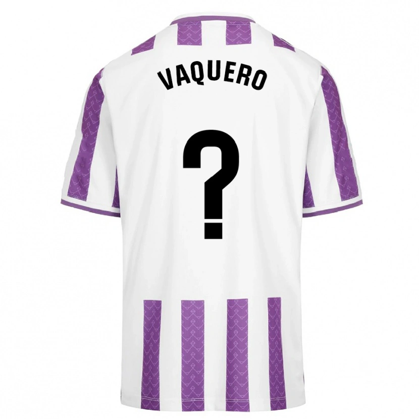 Danxen Herren Fernando Vaquero #0 Lila Weiß Heimtrikot Trikot 2025/26 T-Shirt