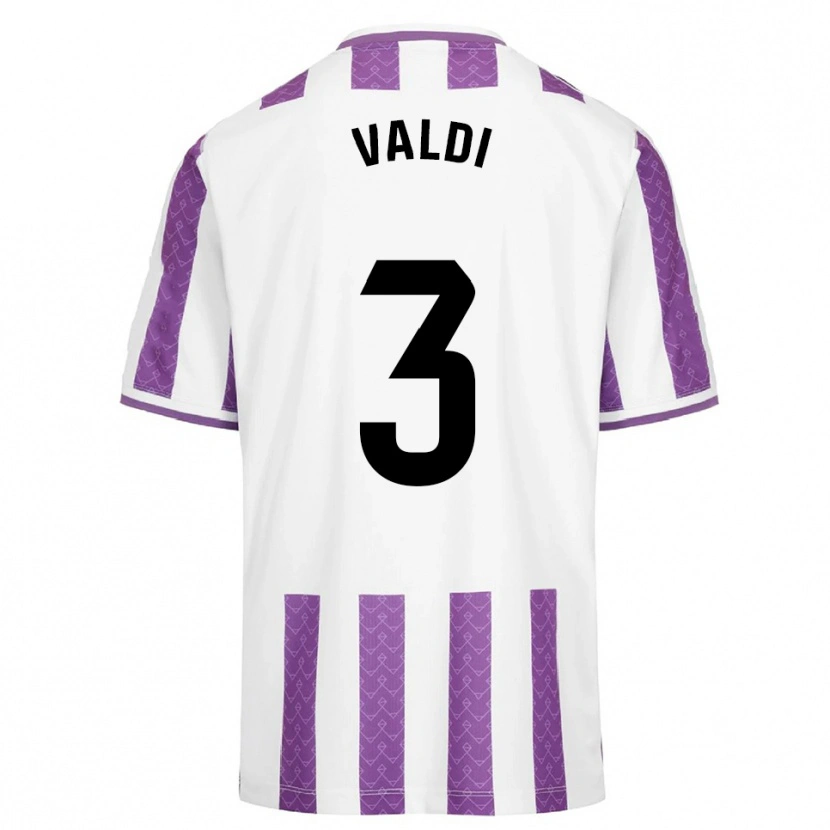 Danxen Herren Laura Valdivieso Velasco #3 Lila Weiß Heimtrikot Trikot 2025/26 T-Shirt