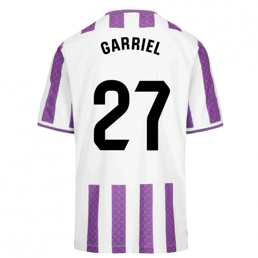 Danxen Herren Iván Garriel #27 Lila Weiß Heimtrikot Trikot 2025/26 T-Shirt