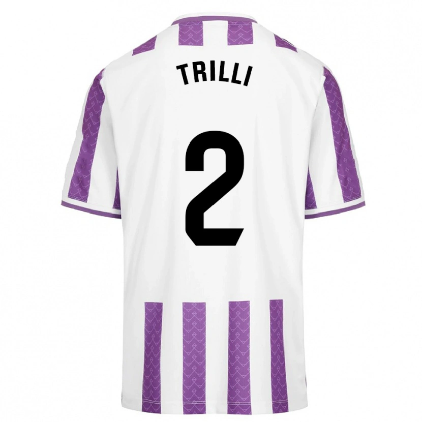 Danxen Herren Trilli #2 Lila Weiß Heimtrikot Trikot 2025/26 T-Shirt