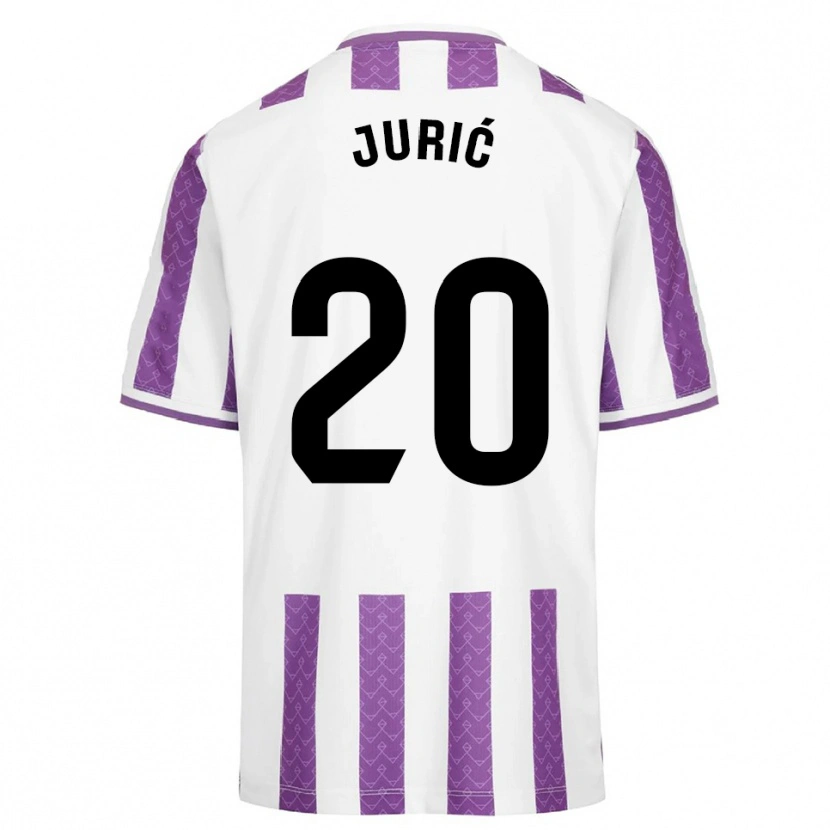 Danxen Herren Stanko Juric #20 Lila Weiß Heimtrikot Trikot 2025/26 T-Shirt