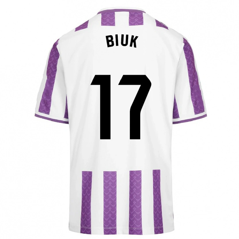 Danxen Herren Stipe Biuk #17 Lila Weiß Heimtrikot Trikot 2025/26 T-Shirt
