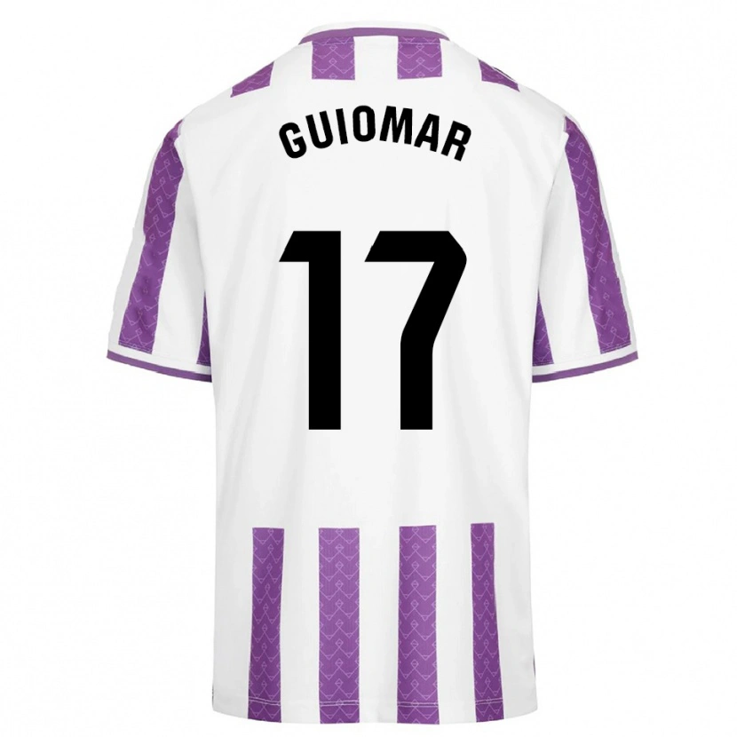 Danxen Herren Guiomar Escudero De Zulueta #17 Lila Weiß Heimtrikot Trikot 2025/26 T-Shirt