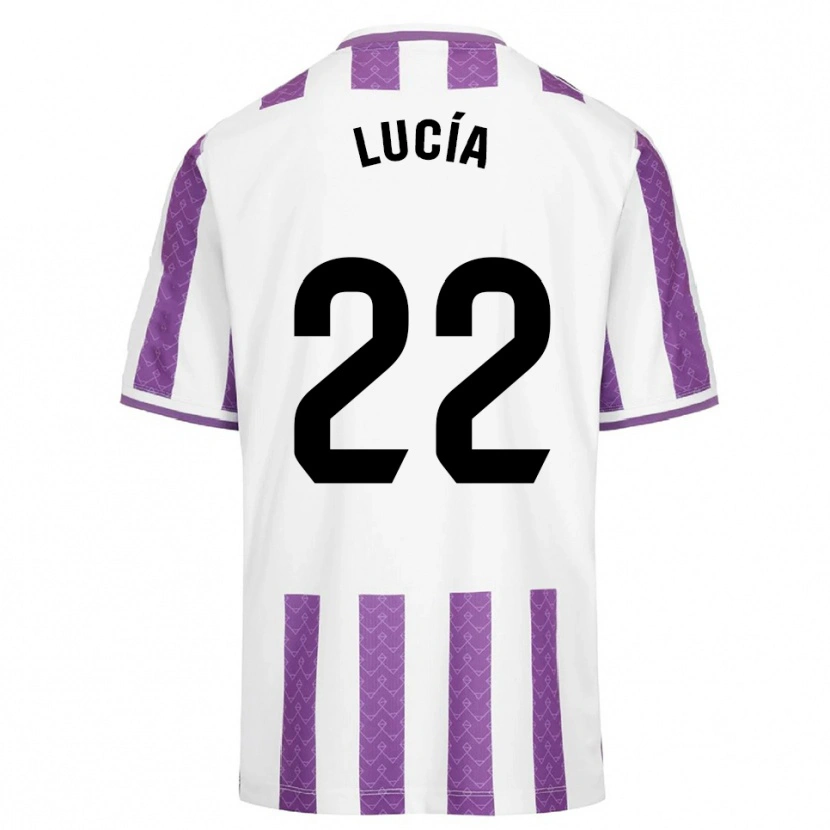 Danxen Herren Lucía Familiar Martín #22 Lila Weiß Heimtrikot Trikot 2025/26 T-Shirt