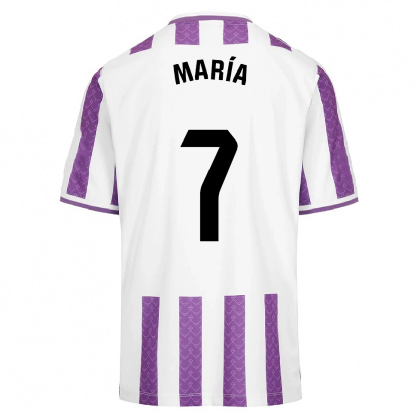 Danxen Herren María González Bombín #7 Lila Weiß Heimtrikot Trikot 2025/26 T-Shirt