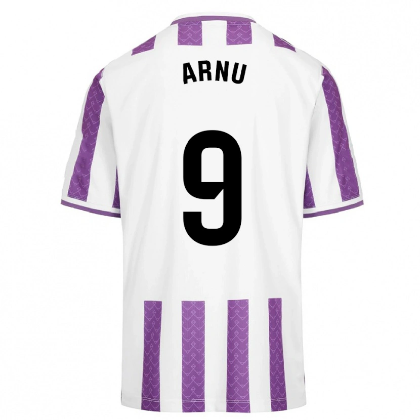 Danxen Herren Adrián Arnu #9 Lila Weiß Heimtrikot Trikot 2025/26 T-Shirt