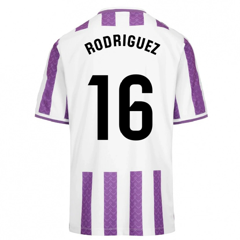 Danxen Herren Gabriel Rodríguez #16 Lila Weiß Heimtrikot Trikot 2025/26 T-Shirt
