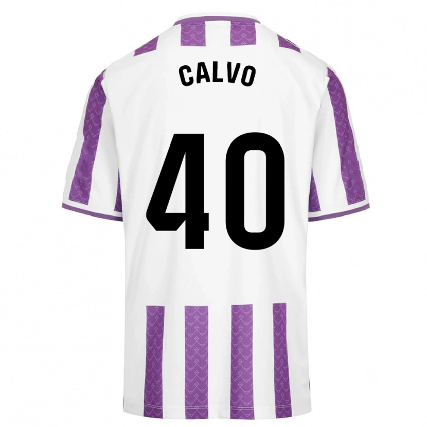 Danxen Herren Hugo Calvo #40 Lila Weiß Heimtrikot Trikot 2025/26 T-Shirt