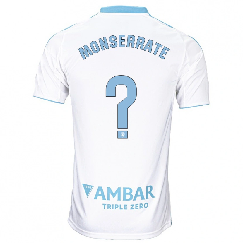 Danxen Herren Jano Monserrate #0 Weiß Himmelblau Heimtrikot Trikot 2025/26 T-Shirt