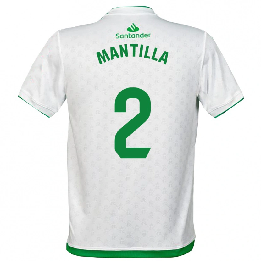 Danxen Herren Álvaro Mantilla #2 Grün Weiß Heimtrikot Trikot 2025/26 T-Shirt