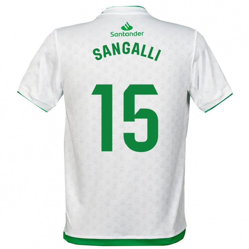 Danxen Herren Marco Sangalli #15 Grün Weiß Heimtrikot Trikot 2025/26 T-Shirt