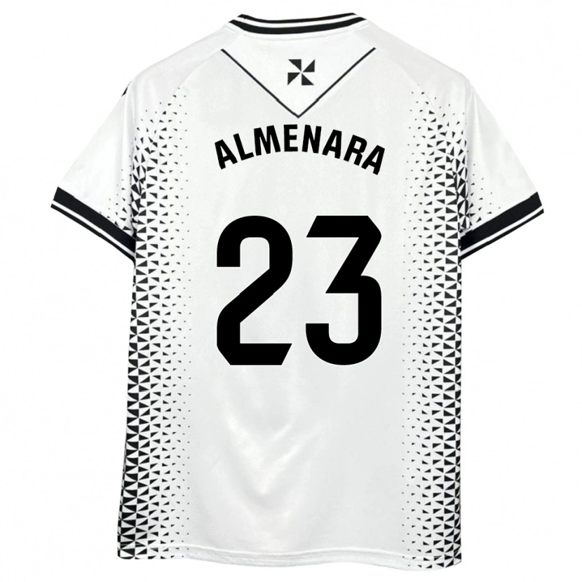 Danxen Herren Gonzalo Almenara #23 Weiß Schwarz Heimtrikot Trikot 2025/26 T-Shirt
