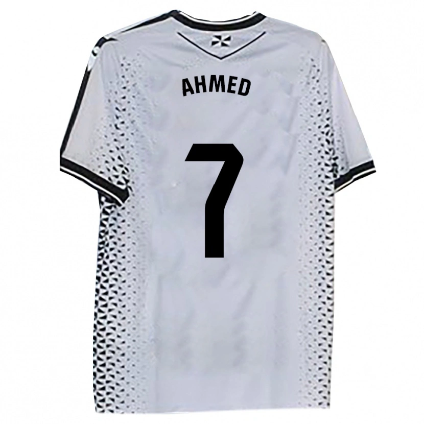 Danxen Herren Aisar Ahmed #7 Weiß Schwarz Heimtrikot Trikot 2025/26 T-Shirt