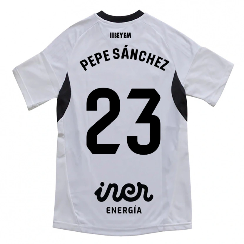 Danxen Herren Pepe Sánchez #23 Weiß Lila Heimtrikot Trikot 2025/26 T-Shirt