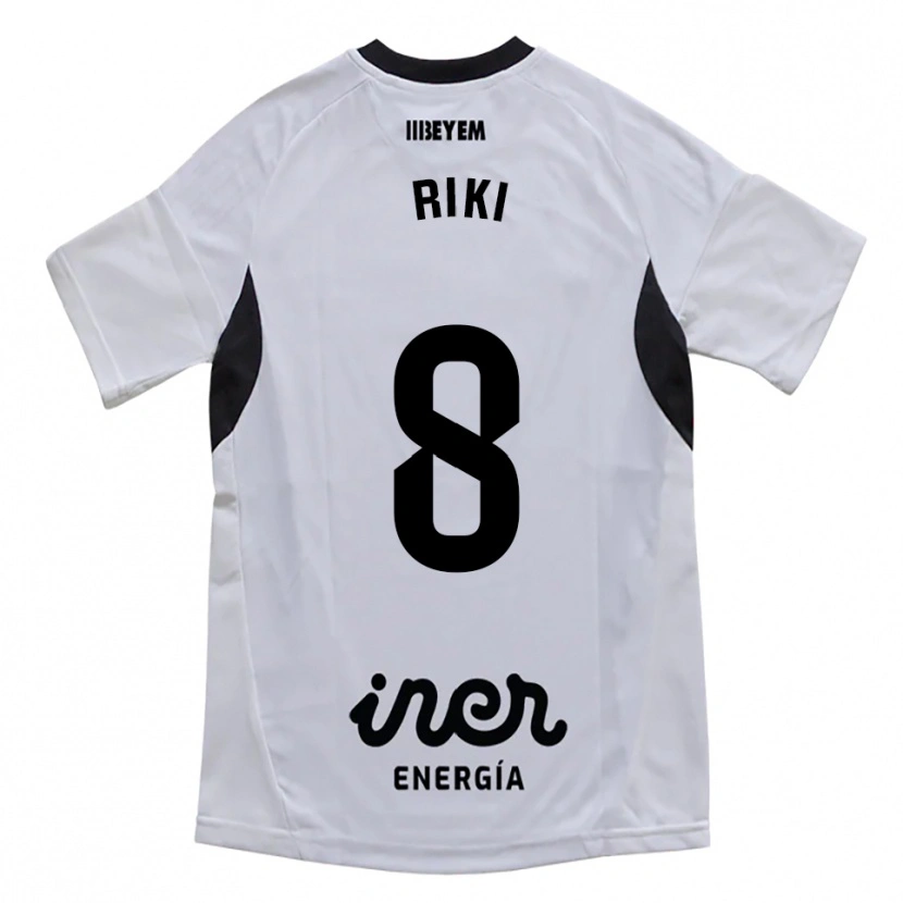 Danxen Herren Riki Rodríguez #8 Weiß Lila Heimtrikot Trikot 2025/26 T-Shirt