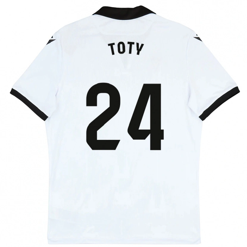 Danxen Herren Lasme Toty #24 Weiß Schwarz Heimtrikot Trikot 2025/26 T-Shirt
