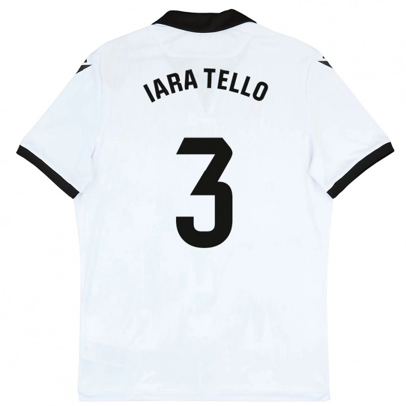Danxen Herren Iara Tello #3 Weiß Schwarz Heimtrikot Trikot 2025/26 T-Shirt