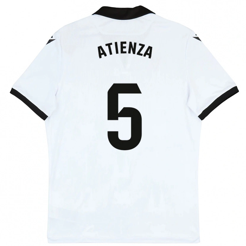 Danxen Herren Miguel Atienza #5 Weiß Schwarz Heimtrikot Trikot 2025/26 T-Shirt