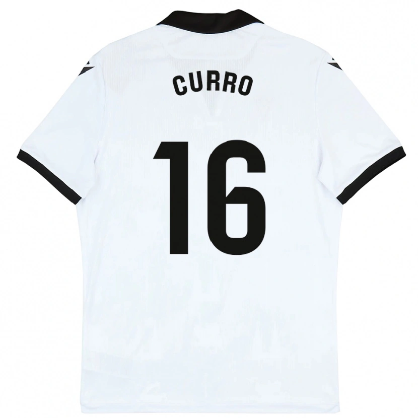 Danxen Herren Curro Sánchez #16 Weiß Schwarz Heimtrikot Trikot 2025/26 T-Shirt