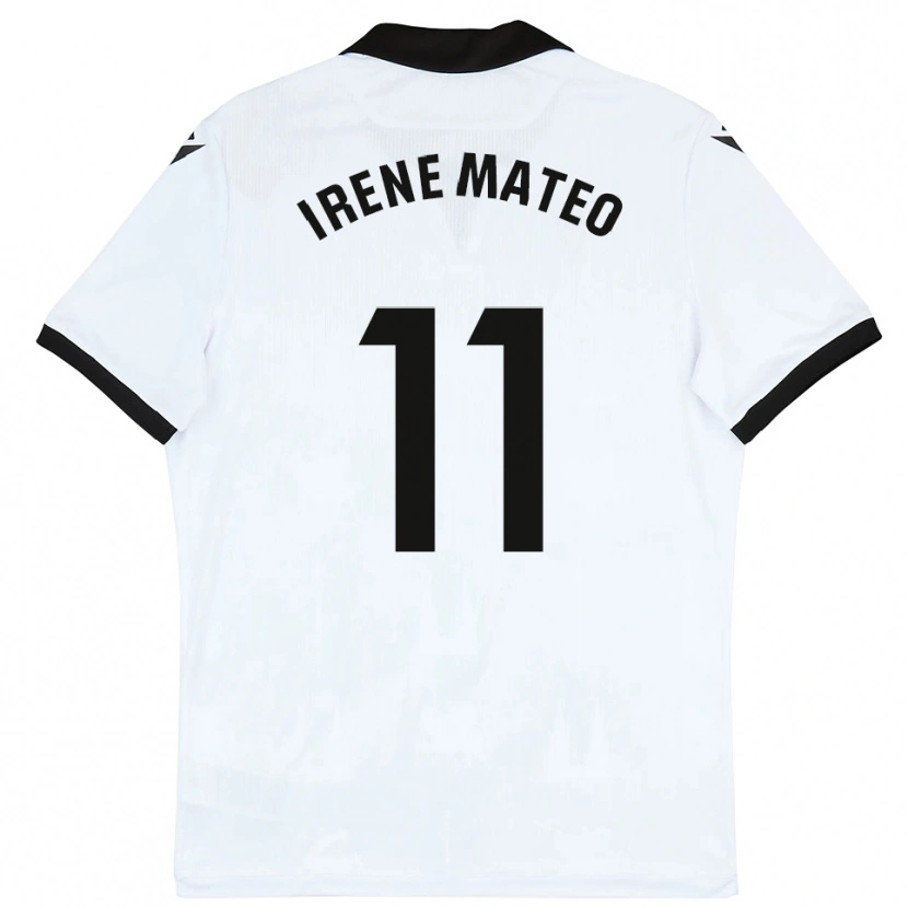 Danxen Herren Irene Mateo #11 Weiß Schwarz Heimtrikot Trikot 2025/26 T-Shirt