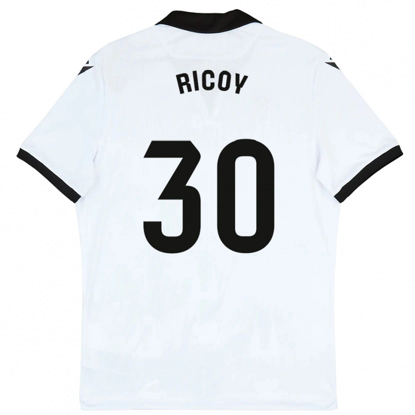 Danxen Herren Lucas Ricoy #30 Weiß Schwarz Heimtrikot Trikot 2025/26 T-Shirt