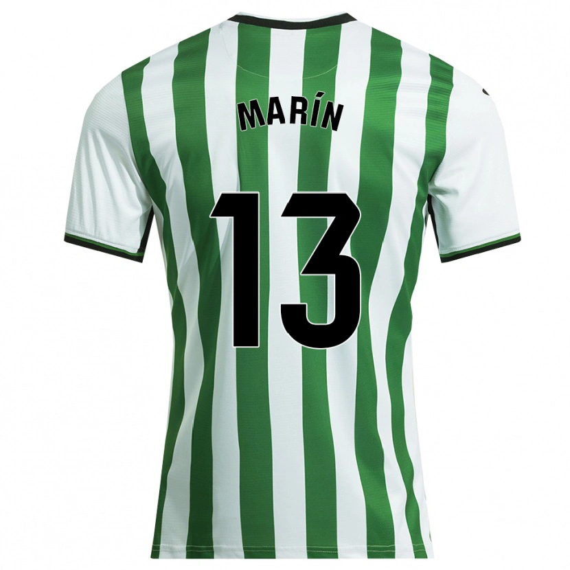 Danxen Herren Carlos Marín #13 Weiß Grün Heimtrikot Trikot 2025/26 T-Shirt